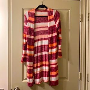 Justice long sleeve cardigan 12 junior